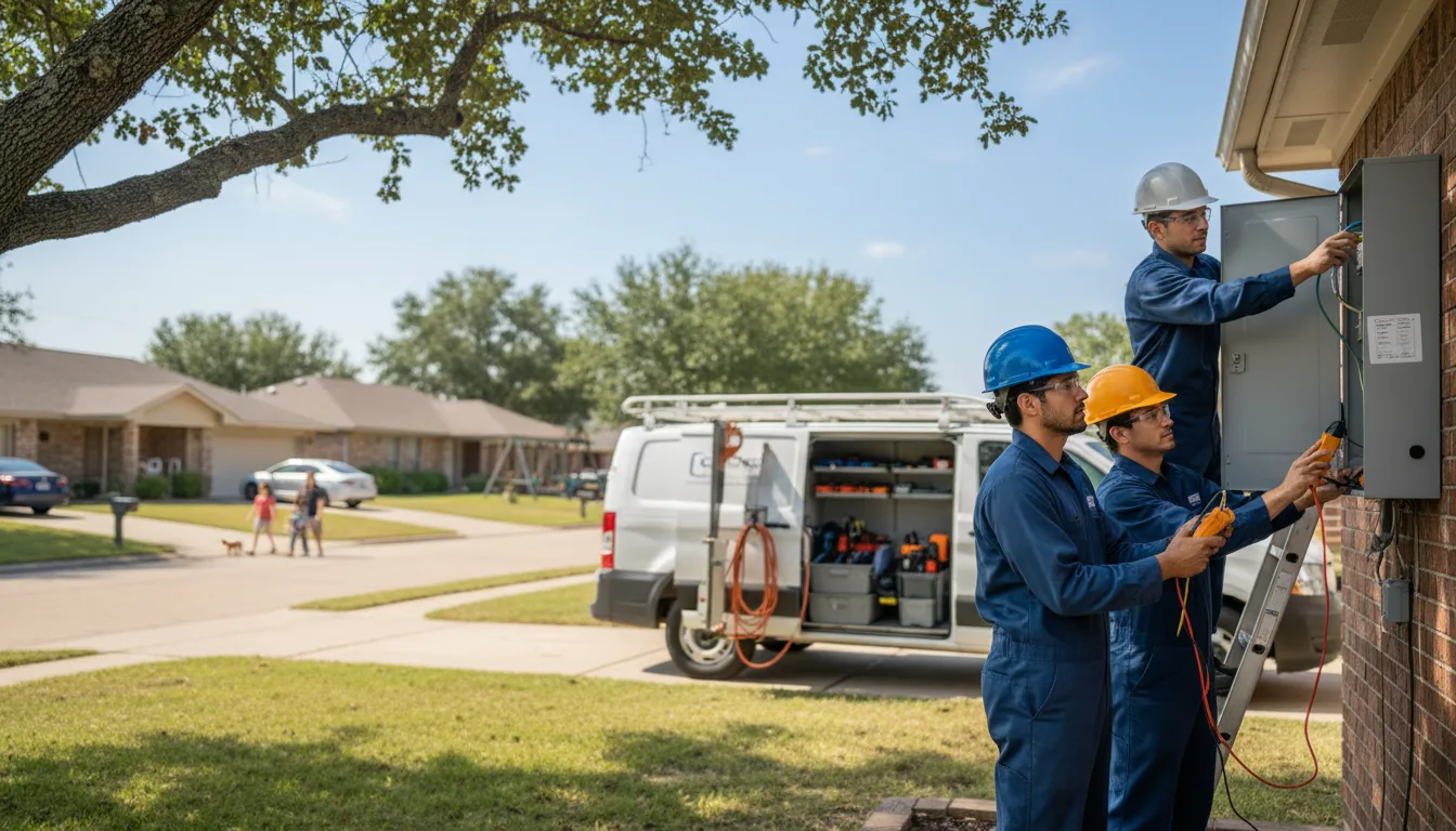 Certified electrician providing emergency electrical services in Tilden, NE
